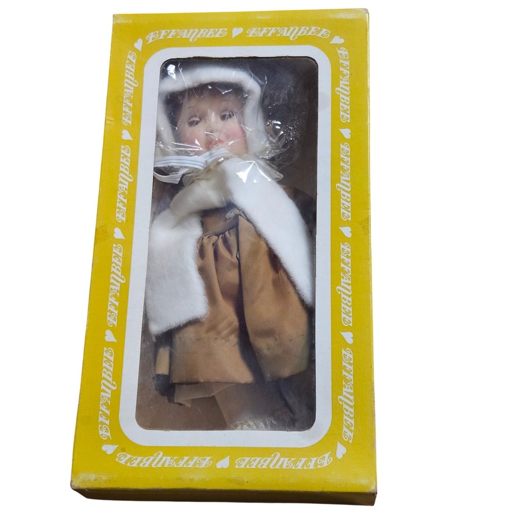 Vintage 1970s Effanbee Day By Day Thursday's Child Doll 11" USA Dollcore NIB